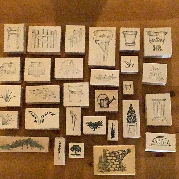 GREAT PRICE Total of 29 Art Impressions Rubber Stamps. ALL NEW - Picture 1 of 6